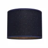 Fashion HELAM Abat-jour Abba E27 Ø20/hauteur 15 cm bleu/doré