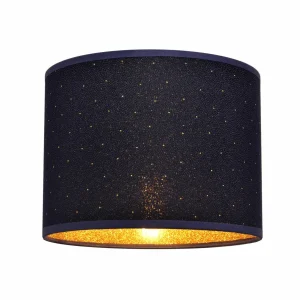 Fashion HELAM Abat-jour Abba E27 Ø20/hauteur 15 cm bleu/doré