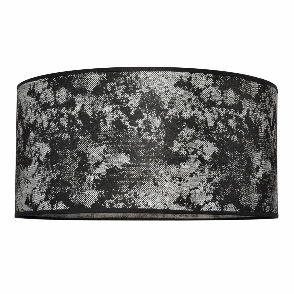 abatjour_abba_e_hauteur_cm_noirargent_0.webp Cheap HELAM Abat-jour Abba E27 Ø40/hauteur 20 cm noir/argenté