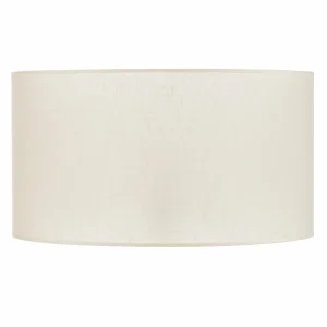Outlet HELAM Abat-jour Alba, Ø 45 cm, E27, écru