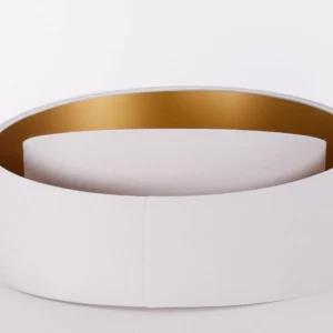 Cheap Maco Design Abat-jour Chloé, Ø 50 cm, blanc, doré