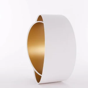 Cheap Maco Design Abat-jour Chloé, Ø 50 cm, blanc, doré