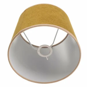Online Duolla Abat-jour Classic S, tissé, jaune moutarde
