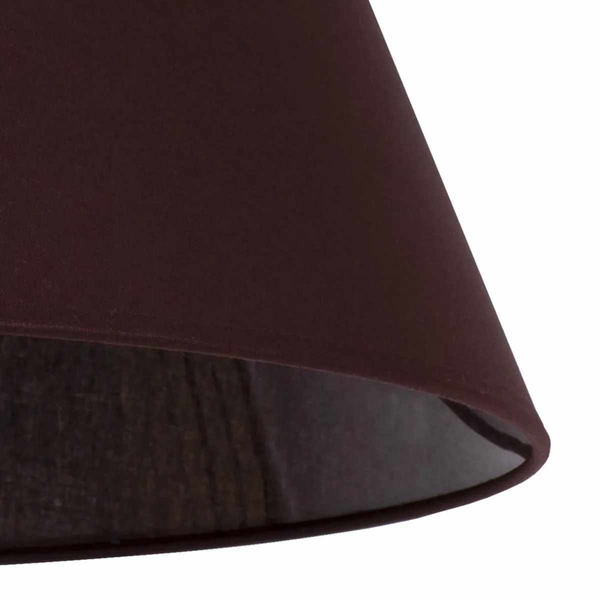 abatjour_cone_ab__cm_brun_fonc_1.webp Sale Duolla Abat-jour Cone AB, Ø 15 cm, brun foncé