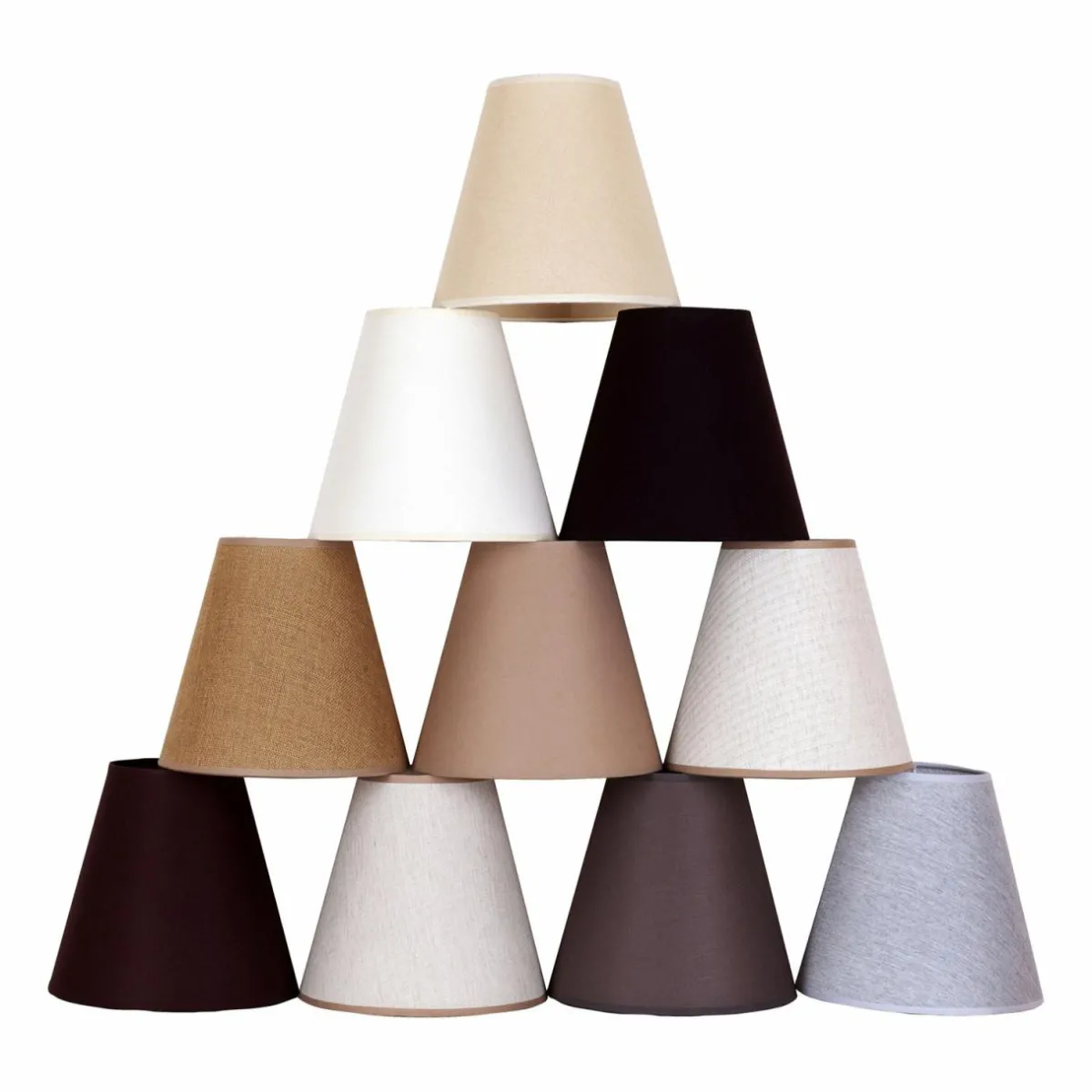 abatjour_cone_ab__cm_brun_fonc_2.webp Sale Duolla Abat-jour Cone AB, Ø 15 cm, brun foncé