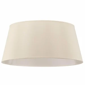 Shop Duolla Abat-jour Cone hauteur 22,5 cm, chintz écru/blanc