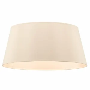 Shop Duolla Abat-jour Cone hauteur 22,5 cm, chintz écru/blanc