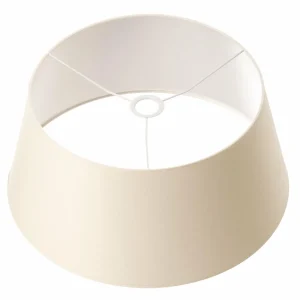 Shop Duolla Abat-jour Cone hauteur 22,5 cm, chintz écru/blanc