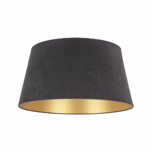 Store Duolla Abat-jour Cone hauteur 25,5 cm, graphite/or