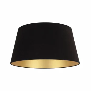 Flash Sale Duolla Abat-jour Cone hauteur 25,5 cm, noir/or