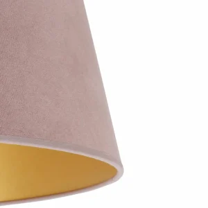 Best Duolla Abat-jour Cone hauteur 22,5 cm, rose/or