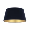 Hot Duolla Abat-jour Cone hauteur 25,5 cm, bleu foncé/doré