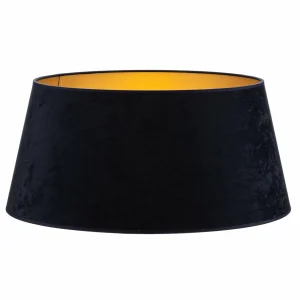 Hot Duolla Abat-jour Cone hauteur 25,5 cm, bleu foncé/doré