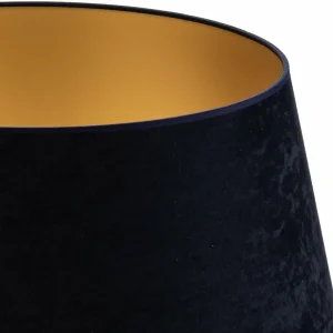 Hot Duolla Abat-jour Cone hauteur 25,5 cm, bleu foncé/doré