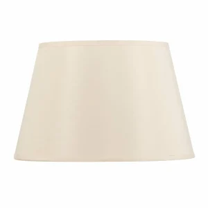 Outlet Duolla Abat-jour Cone hauteur 18 cm, chintz écru/blanc