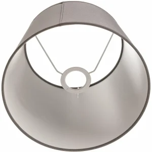 Cheap Duolla Abat-jour Cone hauteur 18 cm, chintz gris/blanc