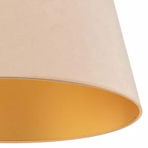 Hot Duolla Abat-jour Cone hauteur 22,5 cm, écru/doré