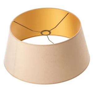 Hot Duolla Abat-jour Cone hauteur 22,5 cm, écru/doré