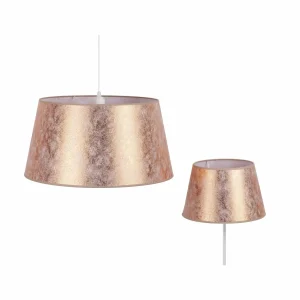 Discount Duolla Abat-jour Cone hauteur 25,5 cm, cuivré métallisé