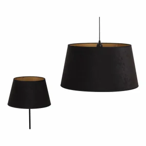 Cheap Duolla Abat-jour Cone hauteur 18 cm, noir/doré