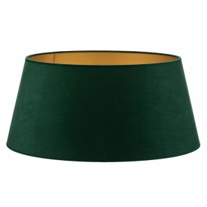 Store Duolla Abat-jour Cone hauteur 25,5 cm, vert foncé/doré
