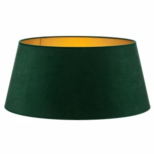 Store Duolla Abat-jour Cone hauteur 25,5 cm, vert foncé/doré