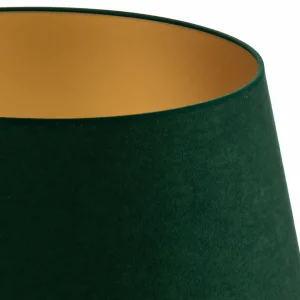 Store Duolla Abat-jour Cone hauteur 25,5 cm, vert foncé/doré
