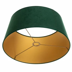 Store Duolla Abat-jour Cone hauteur 25,5 cm, vert foncé/doré
