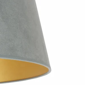 Fashion Duolla Abat-jour Cone hauteur 22,5 cm, vert menthe/doré