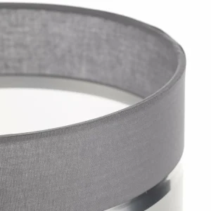 Clearance HELAM Abat-jour Helen, Ø 20 cm, E27, gris/argenté