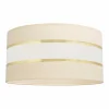Sale HELAM Abat-jour Helen E27 Ø40/hauteur 20 cm crème/doré