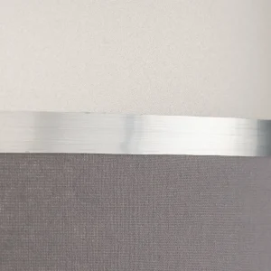 Best Sale HELAM Abat-jour Helen E27 Ø40/hauteur 20 cm gris/argenté