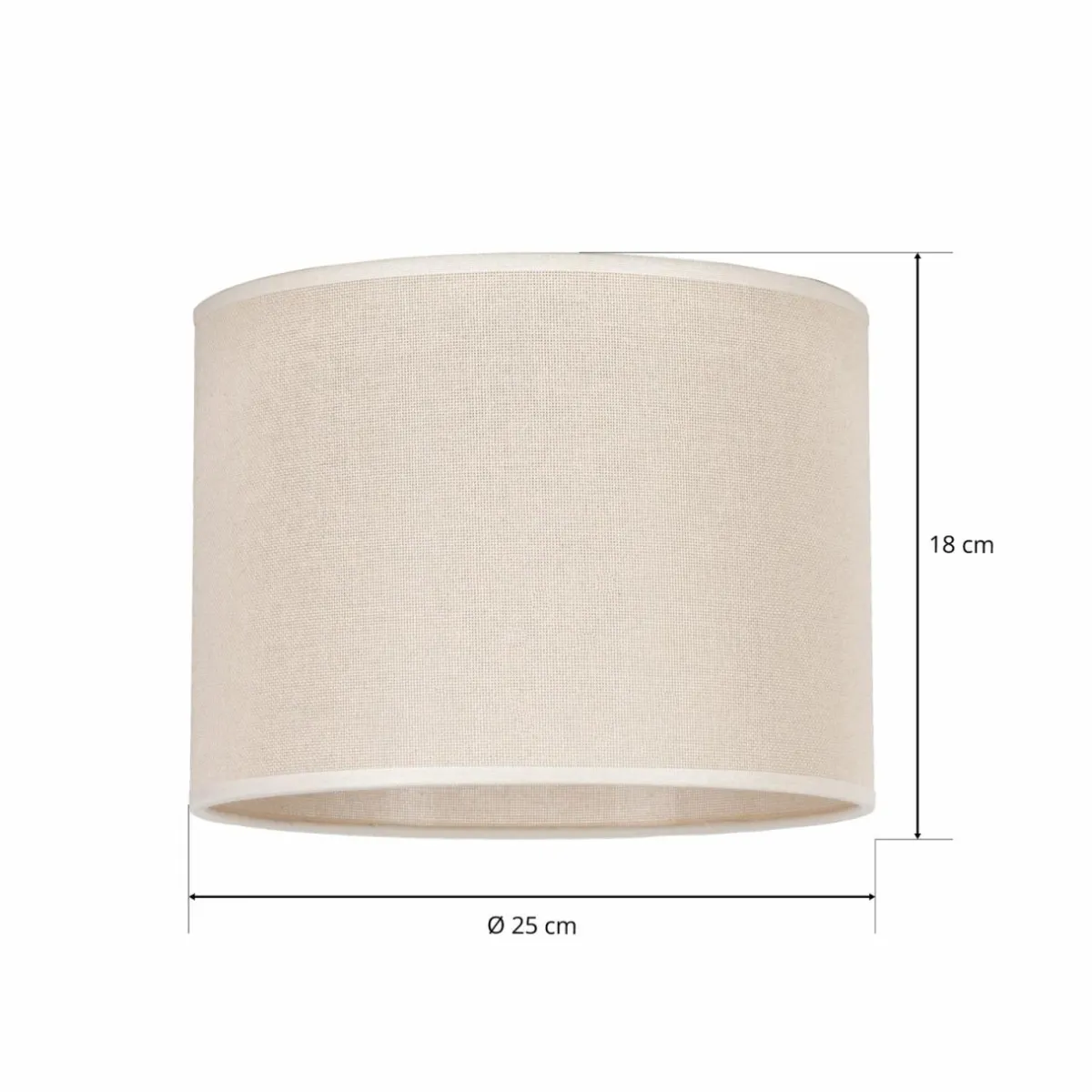 abatjour_roller_beige__cm_cm_de_haut_4.webp Store Duolla Abat-jour Roller, beige, Ø 25 cm, 18 cm de haut