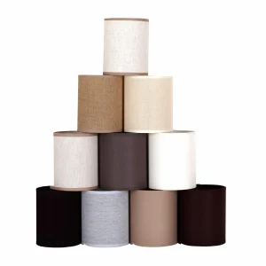 Best Duolla Abat-jour Roller, brun clair, Ø 13 cm, H 15 cm