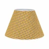 Cheap Duolla Abat-jour Sofia 31 cm, pied-de-poule jaune