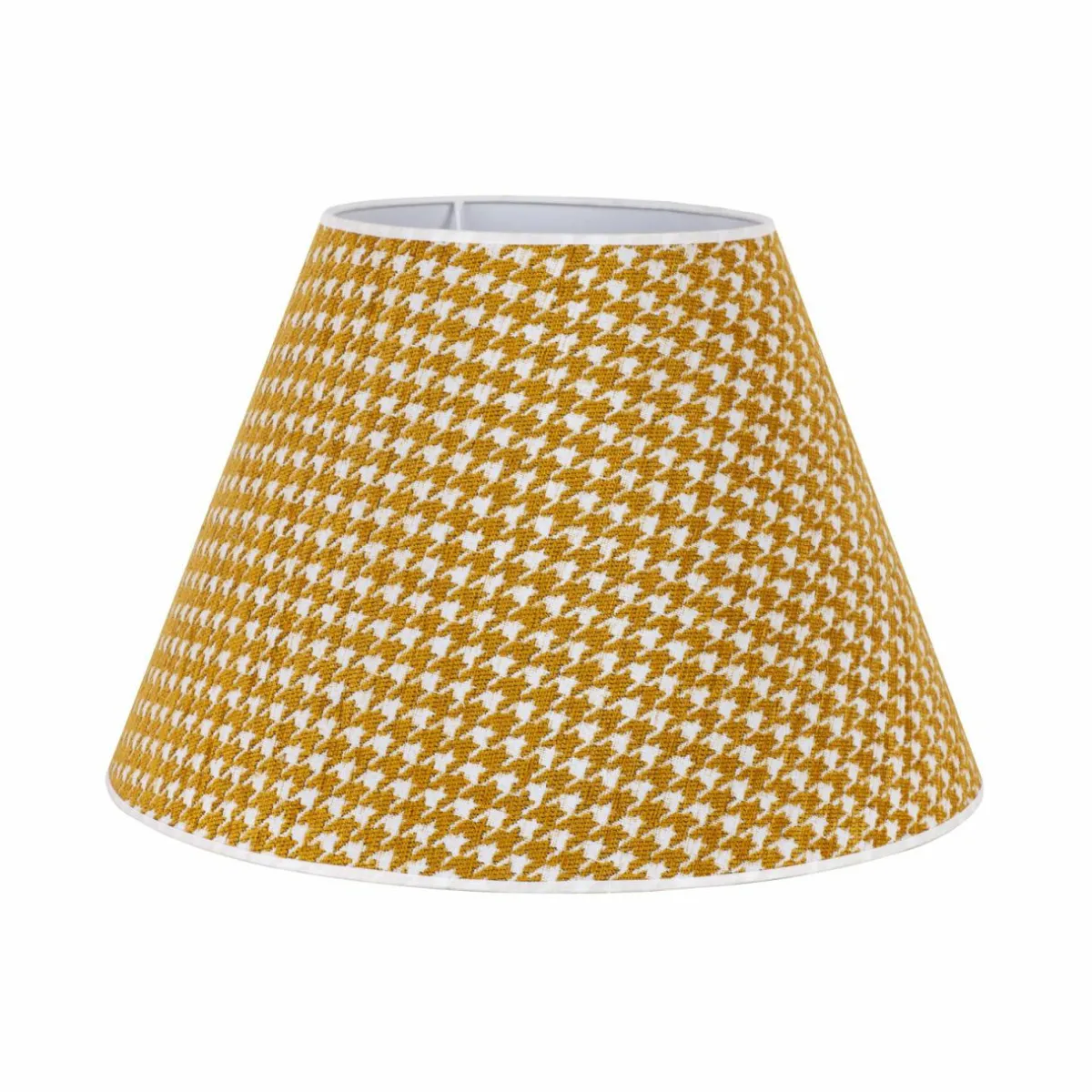 abatjour_sofia_cm_pieddepoule_jaune_0-3.webp Cheap Duolla Abat-jour Sofia 31 cm, pied-de-poule jaune