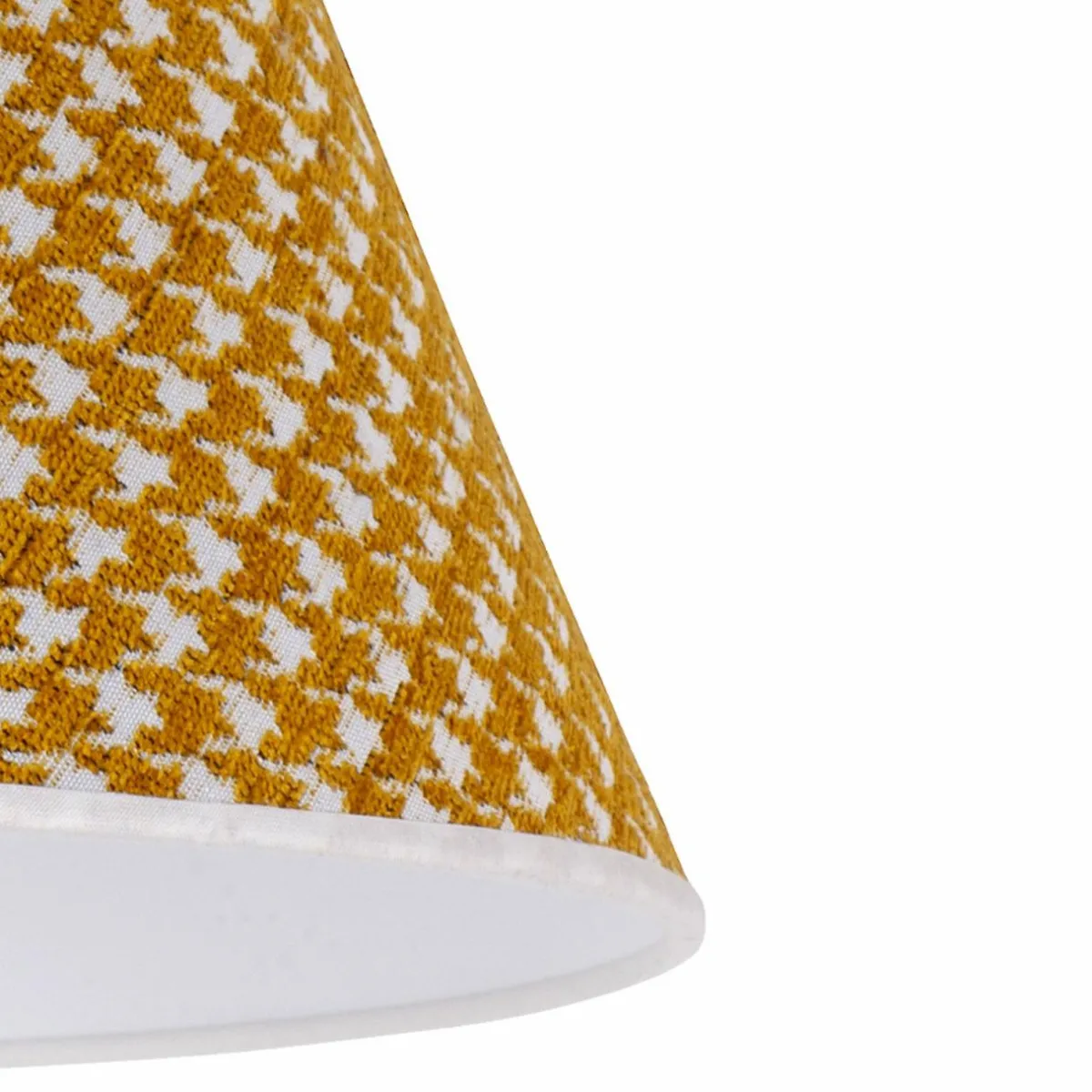 abatjour_sofia_cm_pieddepoule_jaune_1-3.webp Cheap Duolla Abat-jour Sofia 31 cm, pied-de-poule jaune