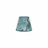 Store Duolla Abat-jour Sofia hauteur 15,5 cm fleurs turquoise