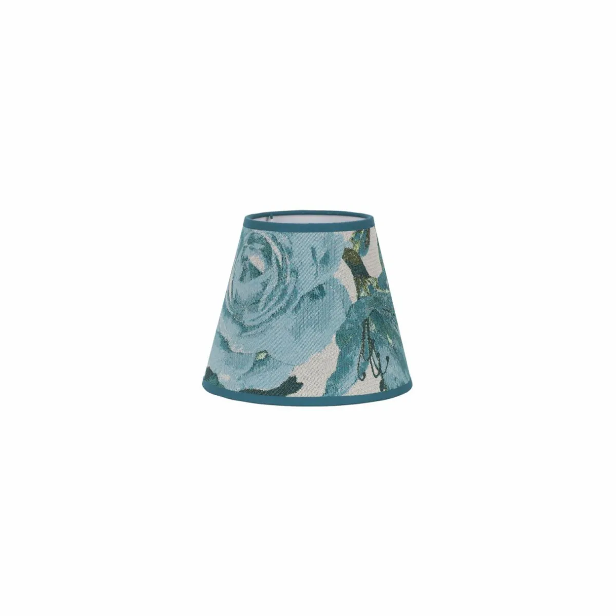 abatjour_sofia_hauteur_cm_fleurs_turquoise_0.webp Store Duolla Abat-jour Sofia hauteur 15,5 cm fleurs turquoise