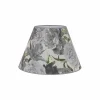 Hot Duolla Abat-jour Sofia hauteur 26 cm, gris fleuri