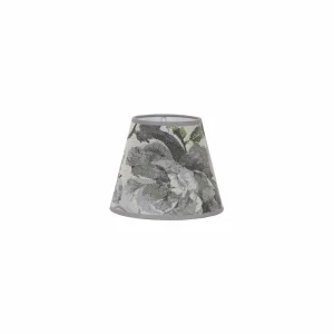 Fashion Duolla Abat-jour Sofia hauteur 15,5 cm, gris fleuri