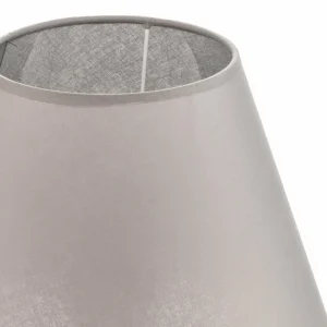 Fashion Duolla Abat-jour Sofia hauteur 21 cm, gris/blanc