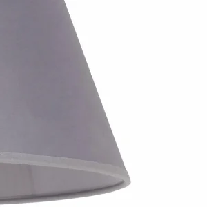 Shop Duolla Abat-jour Sofia hauteur 31 cm, gris/blanc