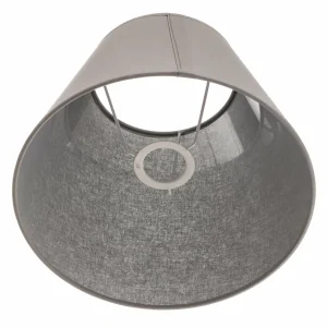 Fashion Duolla Abat-jour Sofia hauteur 21 cm, gris/blanc