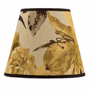 Fashion Duolla Abat-jour Sofia hauteur 15,5 cm, jaune fleuri