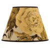 Best Sale Duolla Abat-jour Sofia hauteur 21 cm, jaune fleuri