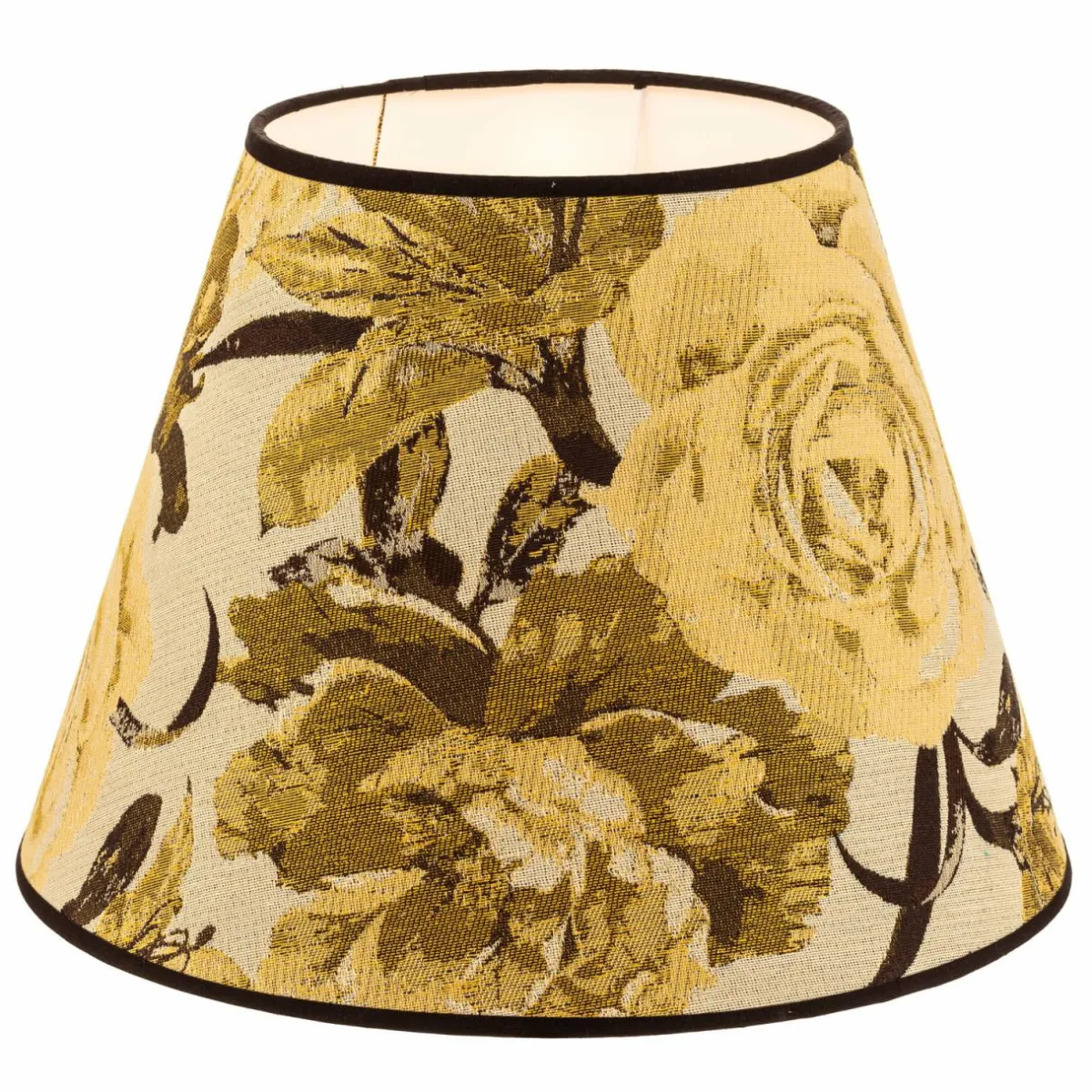 abatjour_sofia_hauteur_cm_jaune_fleuri_2.webp Outlet Duolla Abat-jour Sofia hauteur 26 cm, jaune fleuri