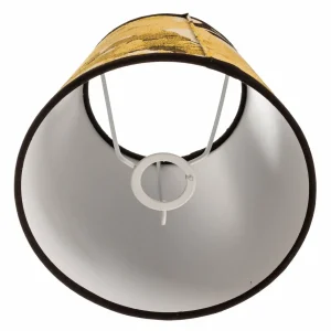 Fashion Duolla Abat-jour Sofia hauteur 15,5 cm, jaune fleuri