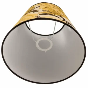 Best Sale Duolla Abat-jour Sofia hauteur 21 cm, jaune fleuri