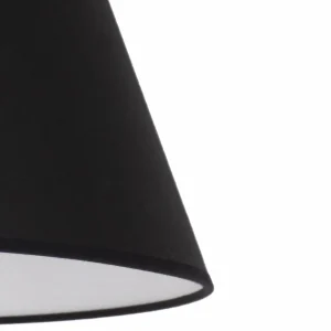 Discount Duolla Abat-jour Sofia hauteur 26 cm, noir/blanc